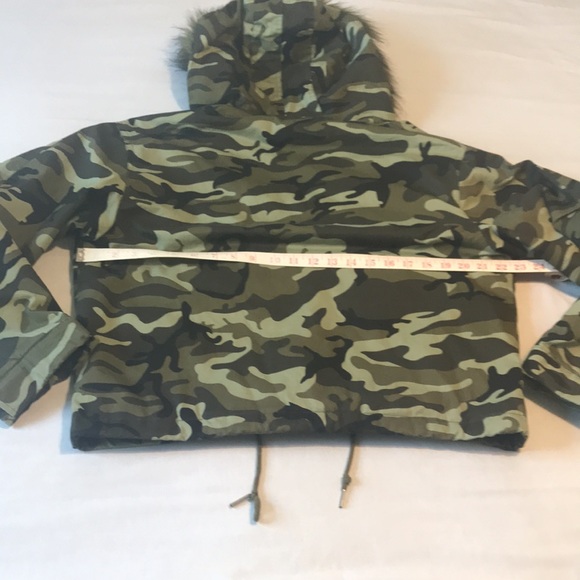 LOVE TREE camouflage greens hooded cotton/ polyester/acrylic lined jacket - Picture 11 of 12